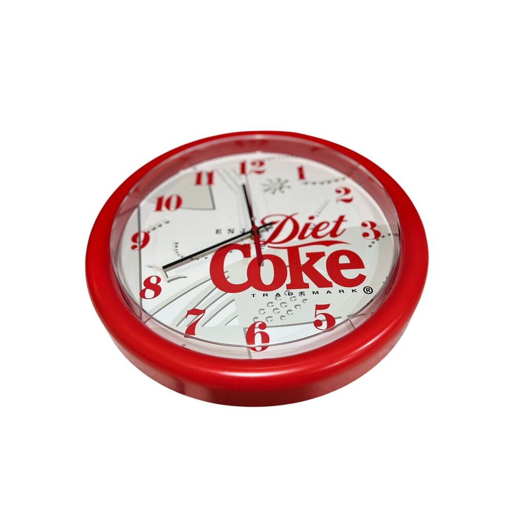 Vintage Style Diet Coke Coca Cola Ridan Display Wall Clock Works